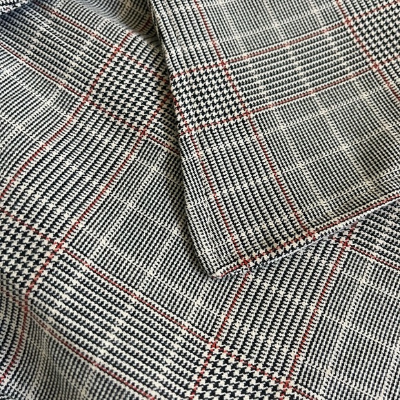 Plaid Double-Breasted Trench Coat - Picture 11 of 11